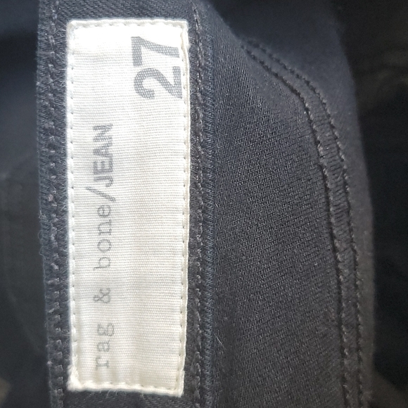Rag & bone High Rise  Skinny  black jeans 27.  (10) - Picture 3 of 4